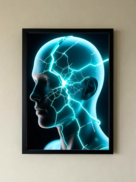 Плакат на стену ARTERY "Лица", декоративный постер А3, 29,7×42 см