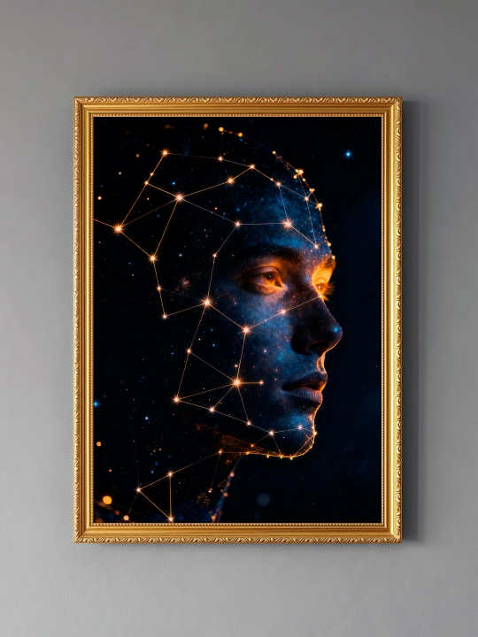 Плакат на стену ARTERY "Лица", декоративный постер А3, 29,7×42 см