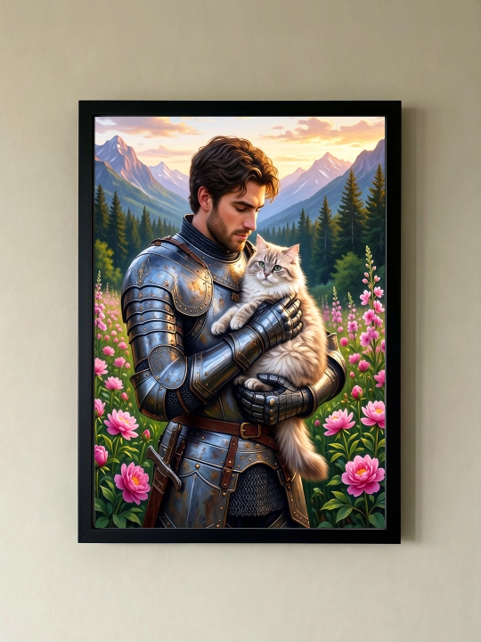 Плакат на стену ARTERY "Кошки", декоративный постер А3, 29,7×42 см