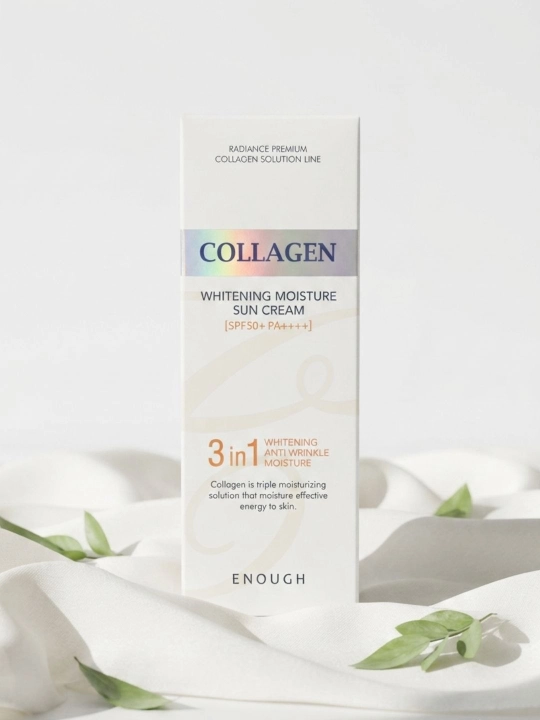 Quyoshdan himoyalovchi dengiz kollagenli SPF krem SPF50/PA++++, 50 ml