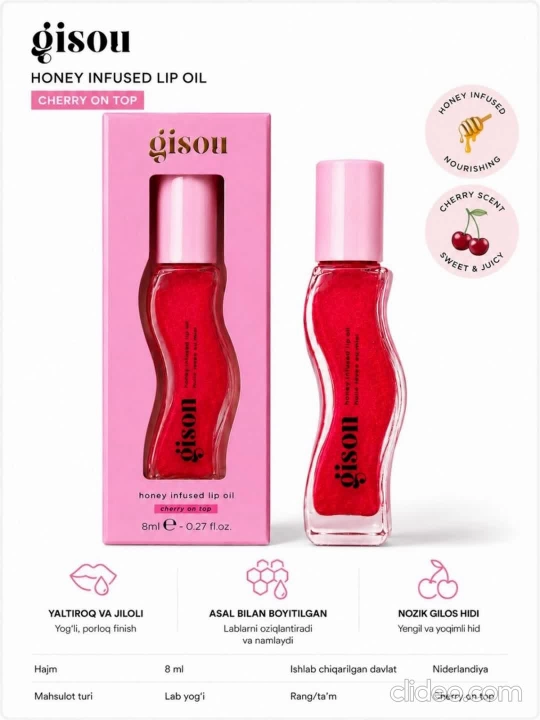Pamada gisou blesk pamada lab buyogi lablarga kun buyi blesk berish uchun