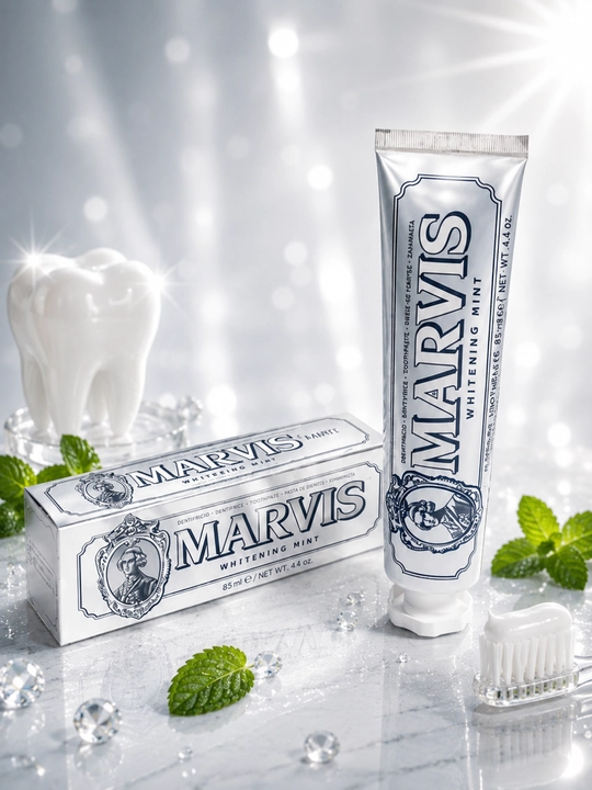 Marvis Whitening Mint зубная паста отбеливающая с мятой, 85 мл, для свежего дыхания - 