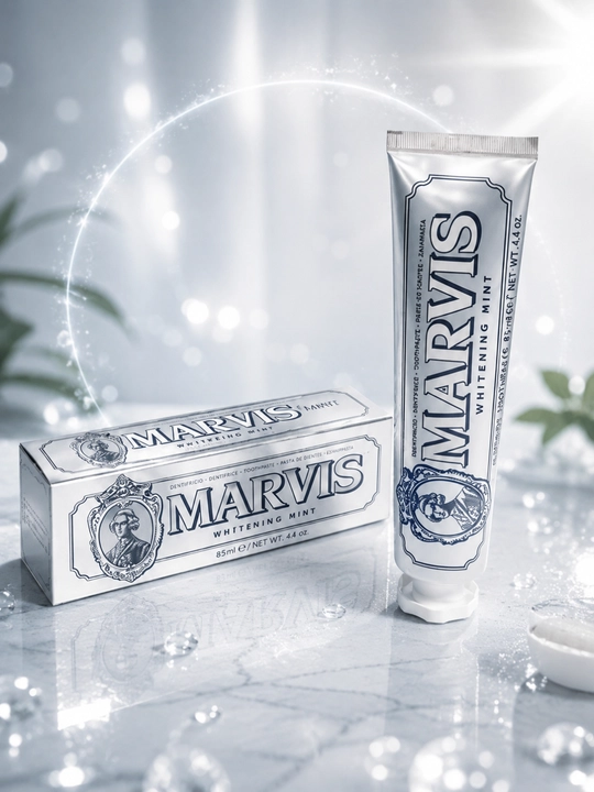 Marvis Whitening Mint зубная паста отбеливающая с мятой, 85 мл, для свежего дыхания