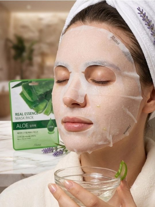Тканевая маска для лица Real Essence Aloe