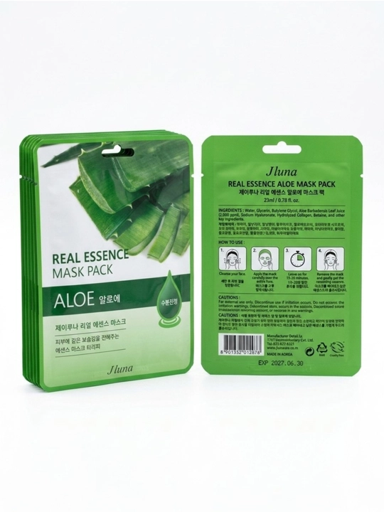 Тканевая маска для лица Real Essence Aloe