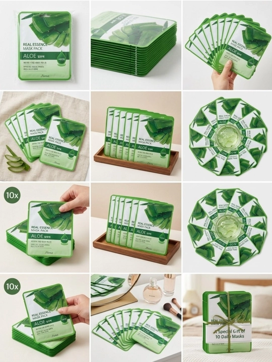 Тканевая маска для лица Real Essence Aloe