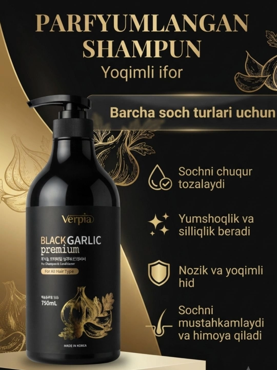 Soch uchun shampun, 750 ml - 