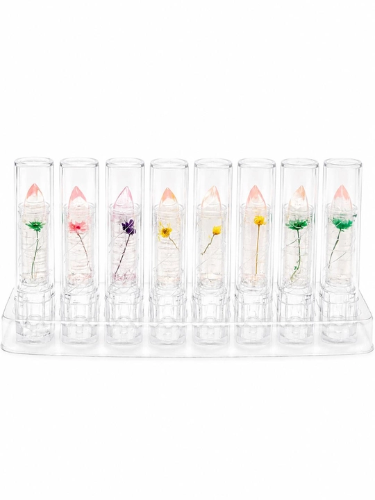 Блеск для губ, двусторонний lip gloss, прозрачный, увлажняющий, с глянцевым эффектом