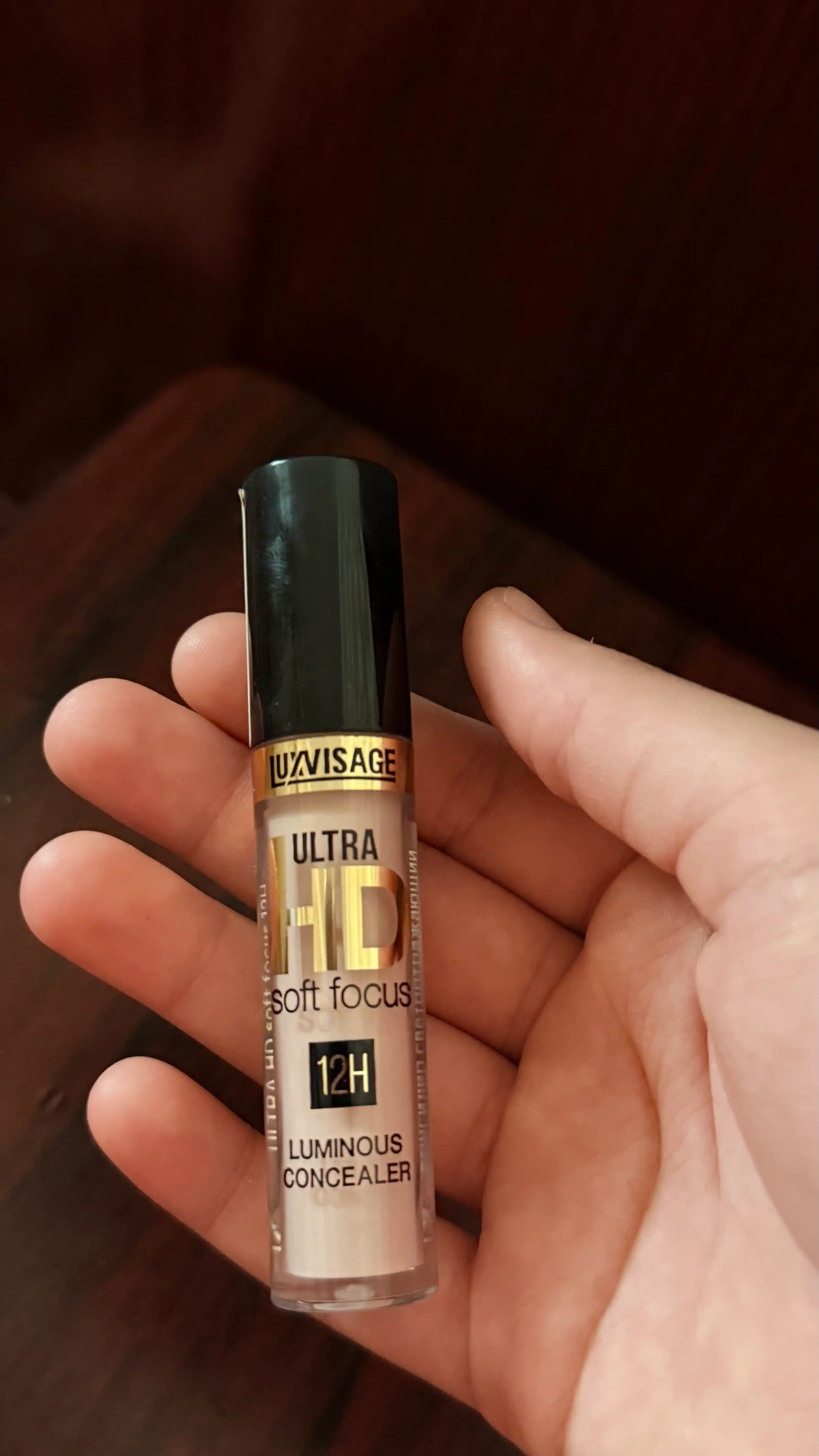 Консилер ULTRA HD soft focus 12H, светоотражающий, LUXVISAGE, 3.7 г