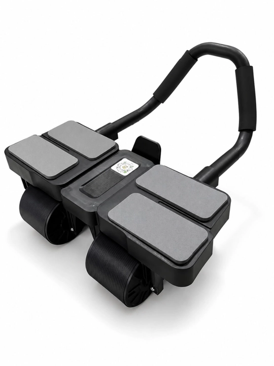 Фитнес роликовый тренажёр для мышц пресса, Ab Roller с LCD-счётчиком - 
