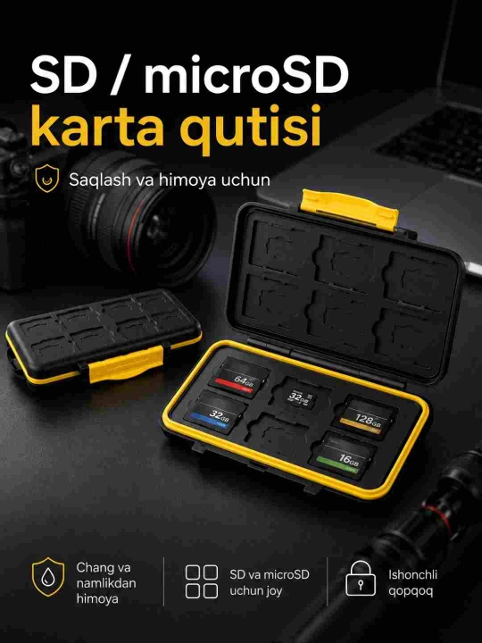 Кейс для карт памяти SD и micro SD - 