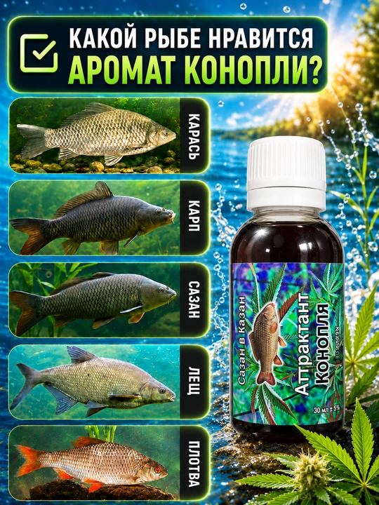 Спрей рыболовный для насадок с разными вкусами