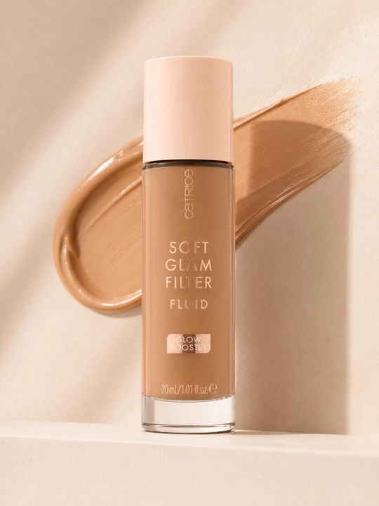 Флюид с эффектом мягкого свечения CATRICE SOFT GLAM FILTER FLUID 030 MEDIUM 30 МЛ - 