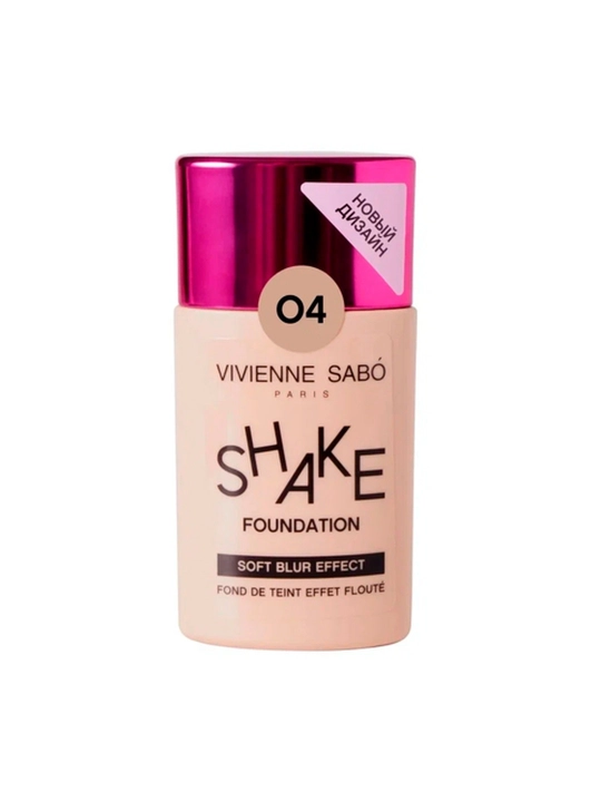 Yuz uchun VIVIENNE SABO SHAKEFOUNDATION tonal krem, tonallik effekti 04 blur