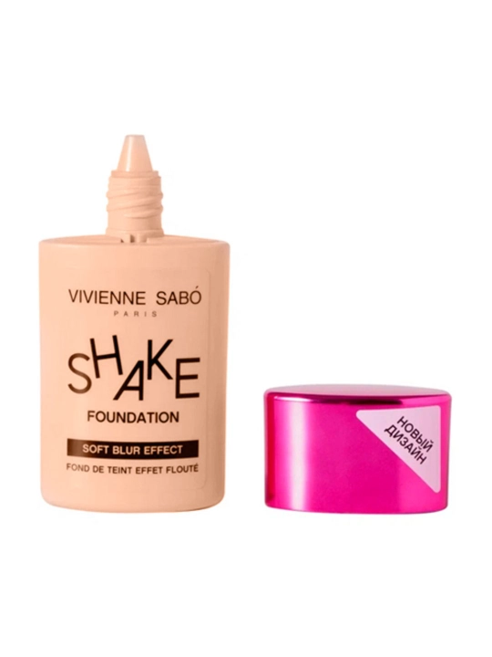 Yuz uchun VIVIENNE SABO SHAKEFOUNDATION tonal krem, tonallik effekti 04 blur