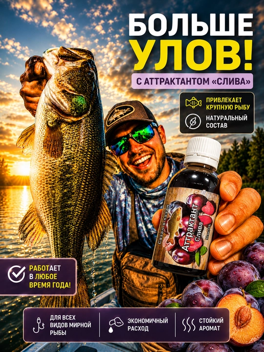 Спрей рыболовный для насадок с разными вкусами