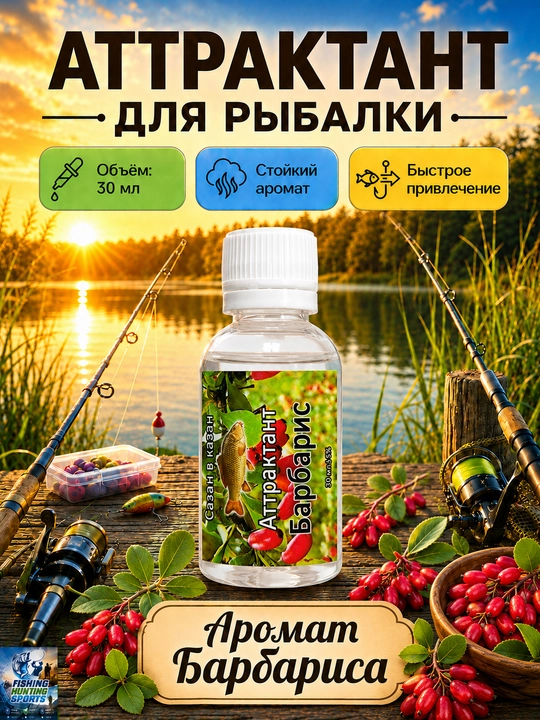 Спрей рыболовный для насадок с разными вкусами - 