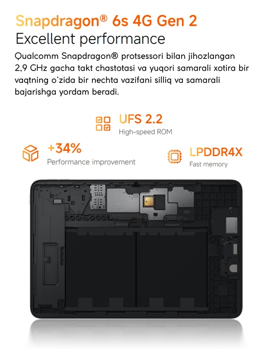 Planshet REDMI Pad 2,Bonus Steklo Chexol,9.7"Ekran,Snapdragon® 6s 4G Gen 2,2K,120Hz