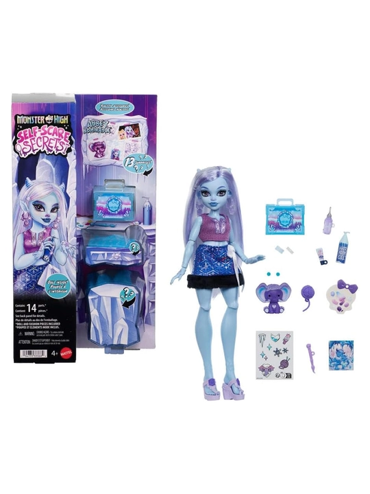 Monster High Self-Scare Secrets Abbey Bominable, кукла Эбби, 13 аксессуаров - 