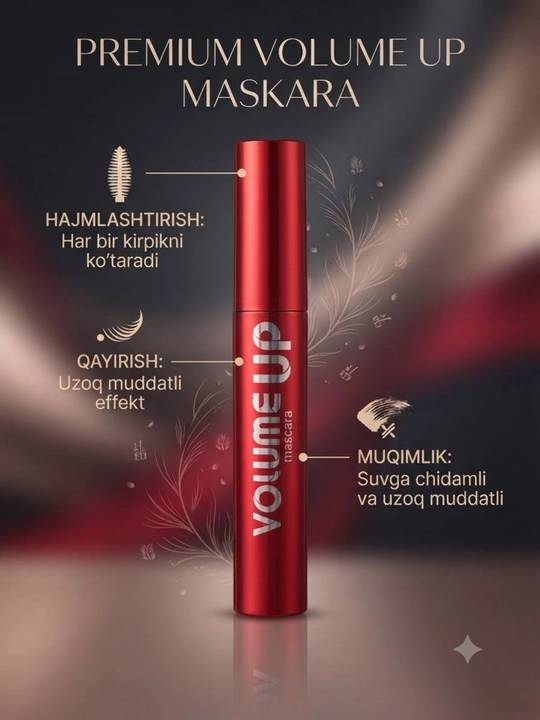 Volume Up Mascara тушь для ресниц, черная - 