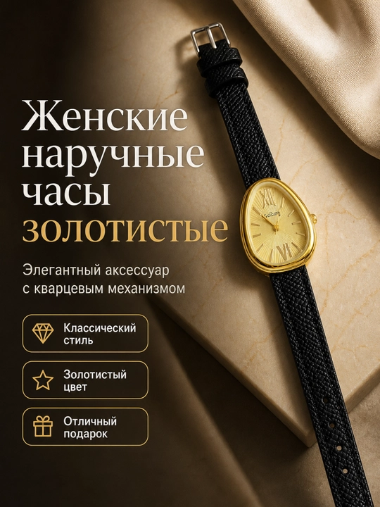Ayollar qo‘l soati, kvarts mexanizmli, metall brasletli, klassik va elegant soat - 
