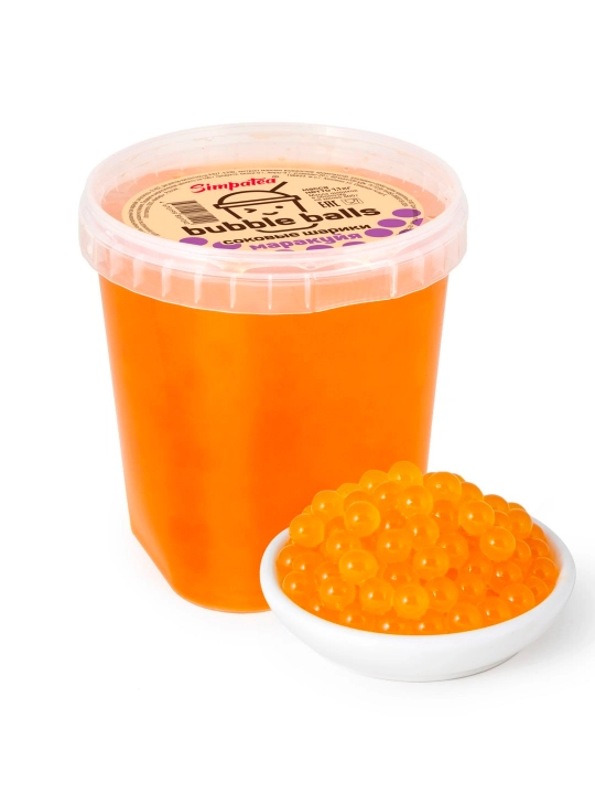 Simpatea Marakuya ta'mli sirop, "Bubble balls" qobig‘ida, 1100 g - 