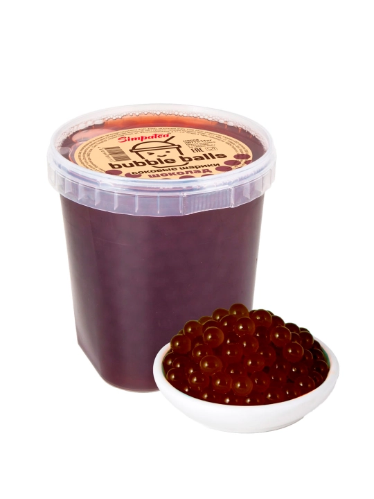 Simpatea Shokolad ta'mli sirop, "Bubble balls" qobig‘ida, 1100 g - 