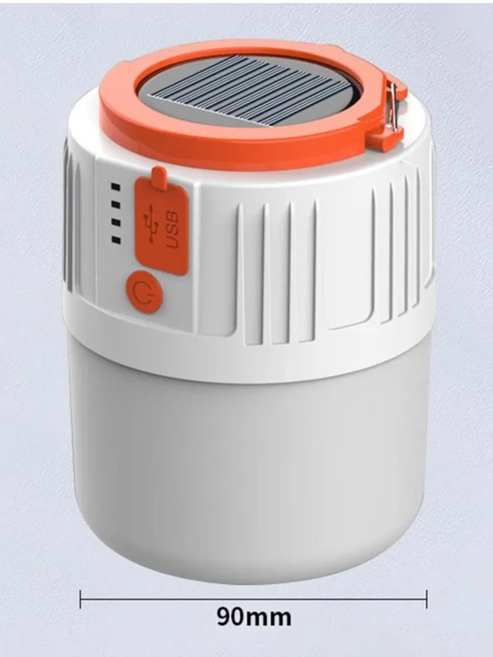 Kemping fonari, to‘q sariq rang | IP65 | 10 × 10 × 12 sm