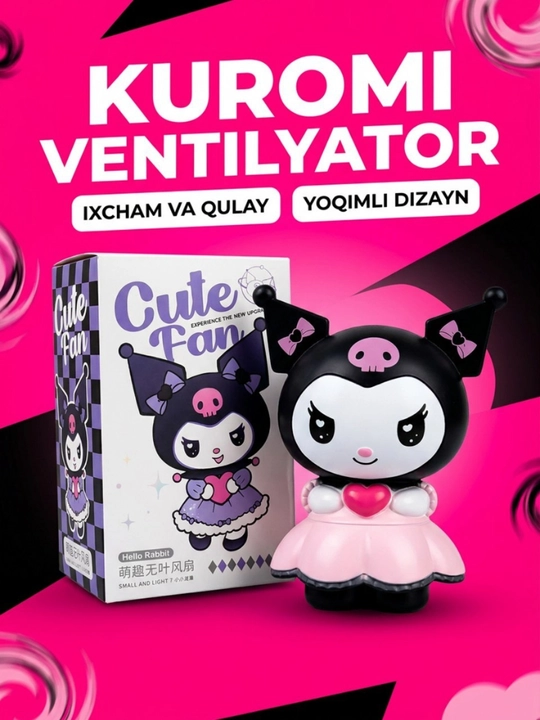Capybara  KUROMI mini ventilyatori - 