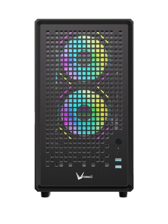 Air Mesh G2 Black kompyuter korpusi, zamonaviy Gaming Case, Tempered Glass oynali dizayn