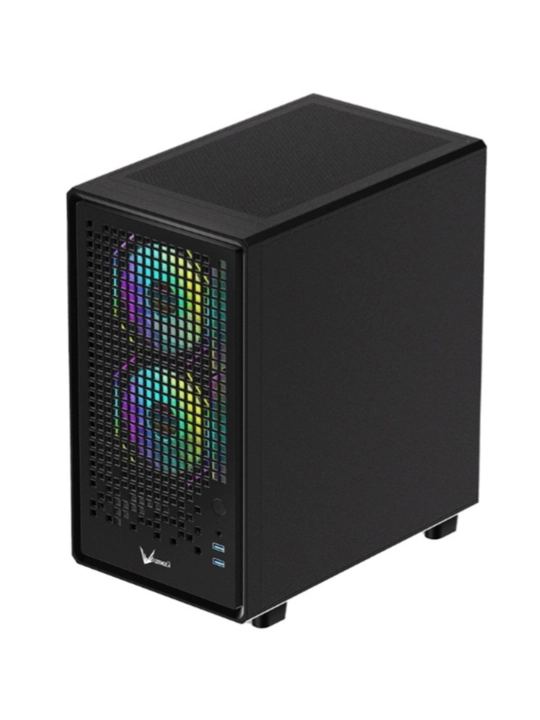 Air Mesh G2 Black kompyuter korpusi, zamonaviy Gaming Case, Tempered Glass oynali dizayn