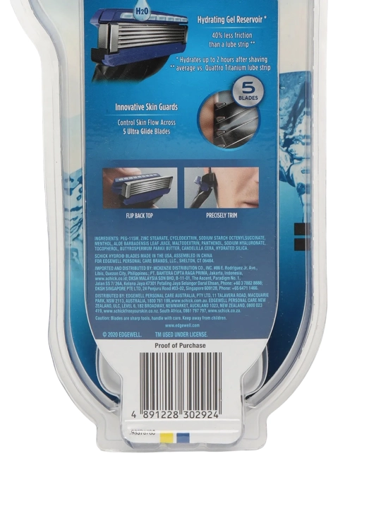 SCHICK Hydro 5 1 ta almashtiriladigan kassetali ustara