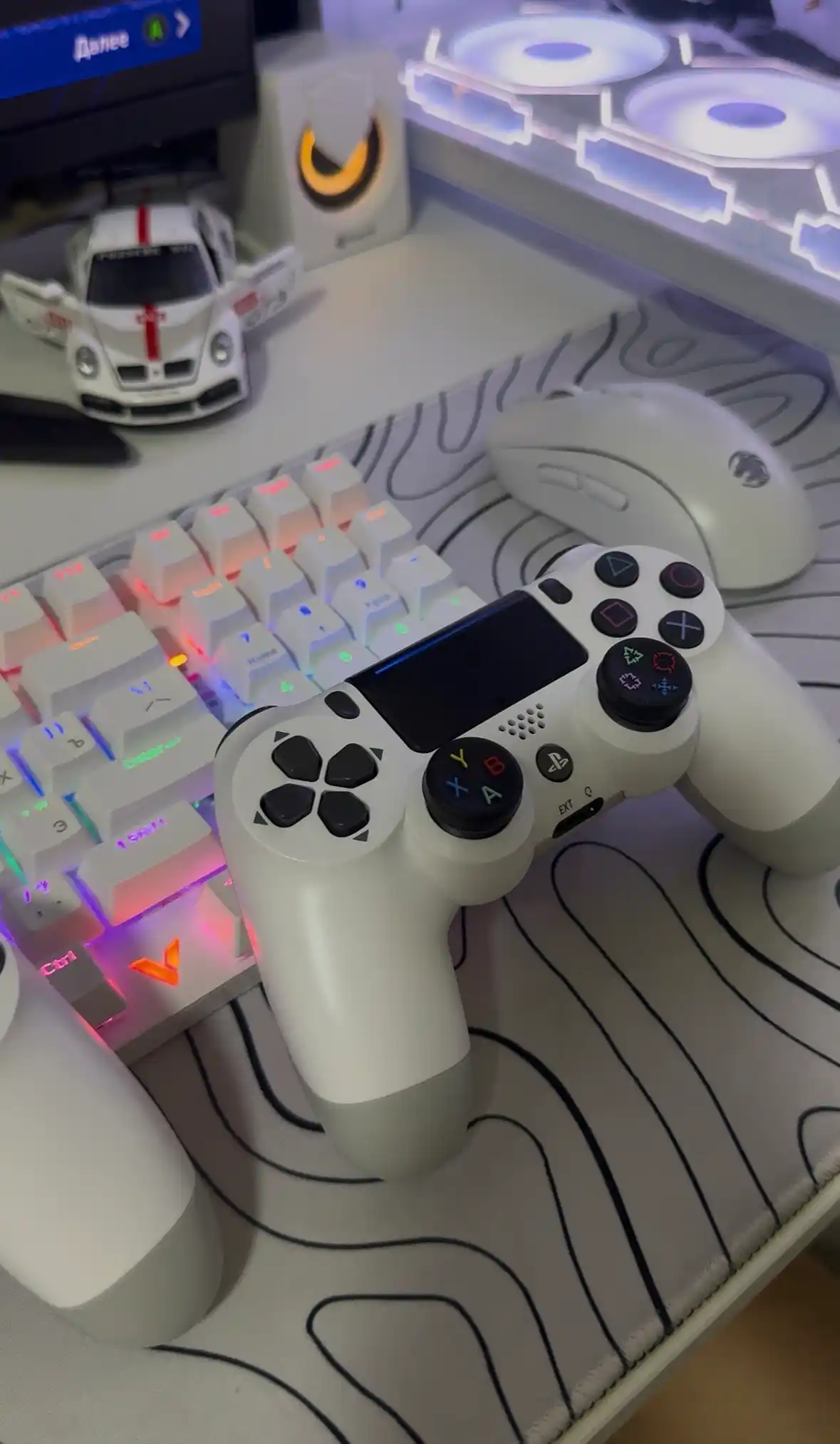 PS3, PS4, PS5, Xbox, Nintendo geympadlari uchun 2 ta bosma stik qoplamalari