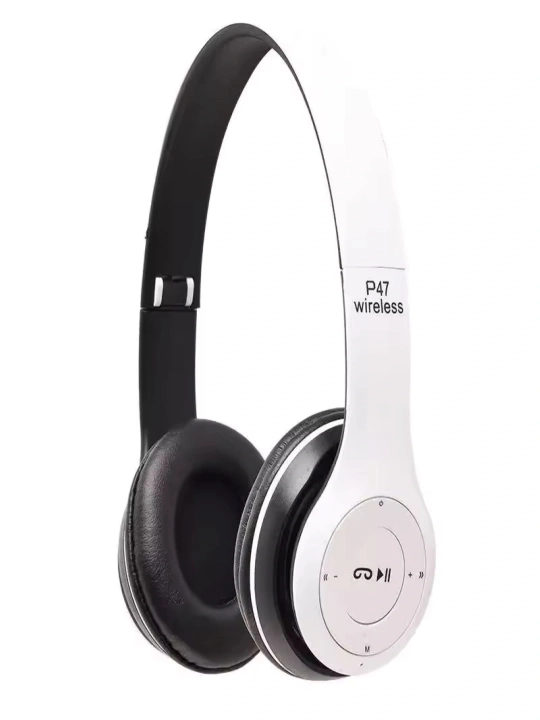 P47, P9 Wireless bluetooth naushnik mikrofon va FM radio bilan, SD karta qollab-quvvatlash