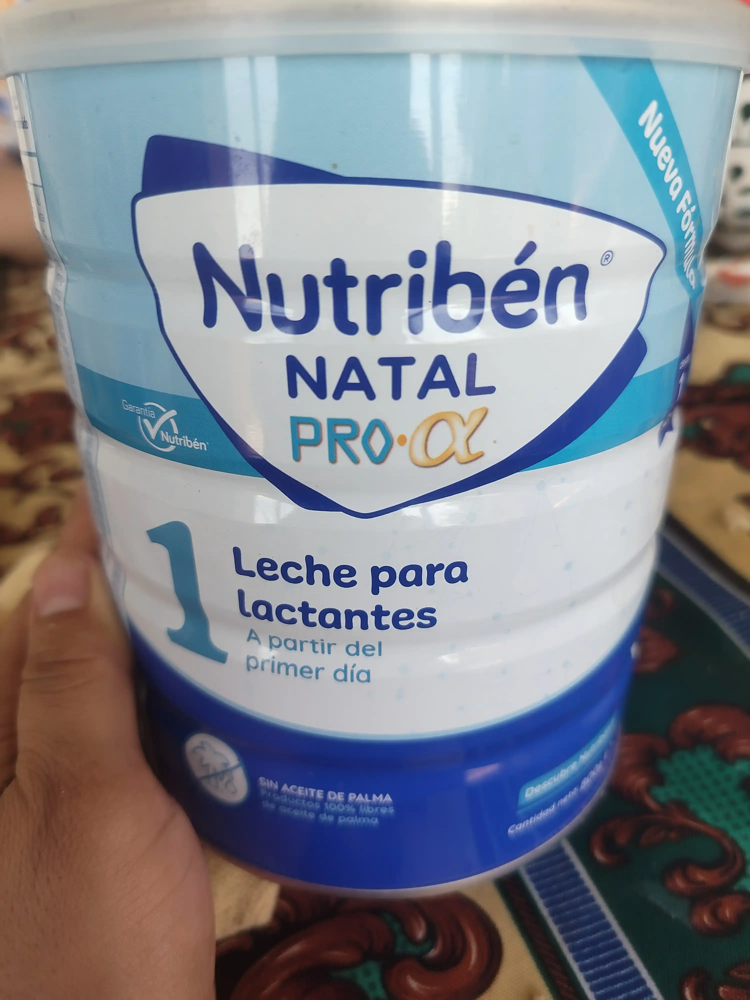 Sut aralashmasi, tez tayyorlanadigan Nutriben NATAL Pro- 1, 0-6 oyliklar 800 gr