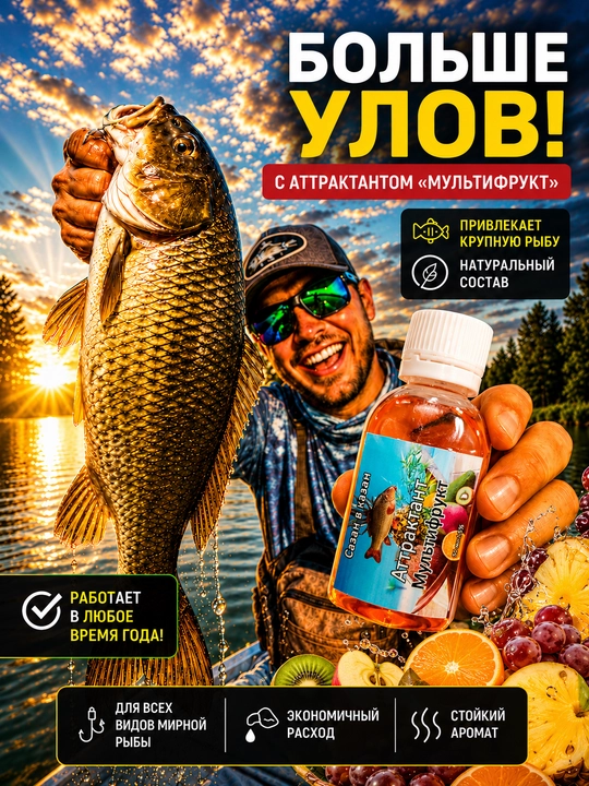 Nasadkalar uchun turli ta’mli baliq tutish spreyi