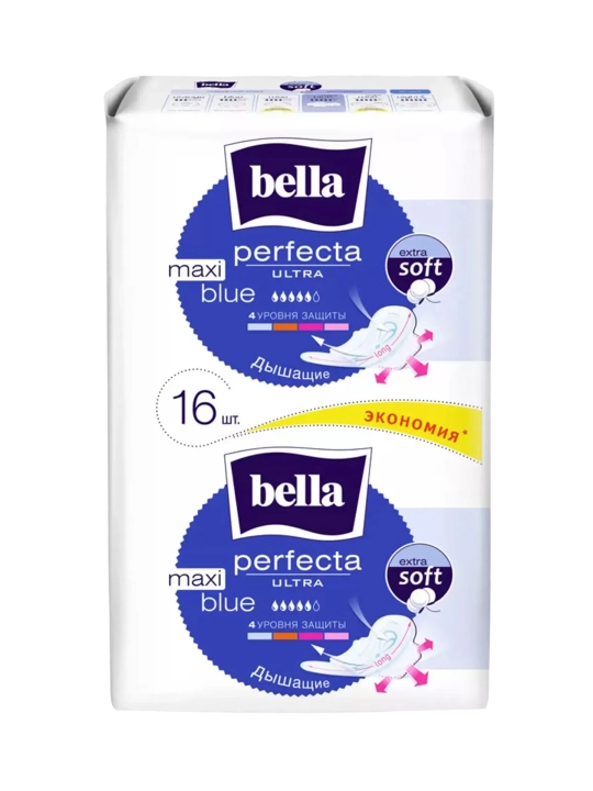 BELLA Perfecta Ultra Maxi Blue gigiyenik prokladkalar, 16 dona