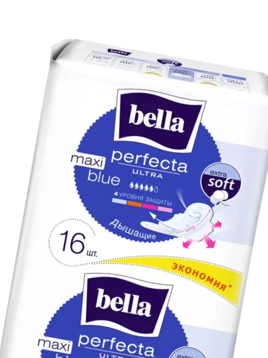BELLA Perfecta Ultra Maxi Blue gigiyenik prokladkalar, 16 dona