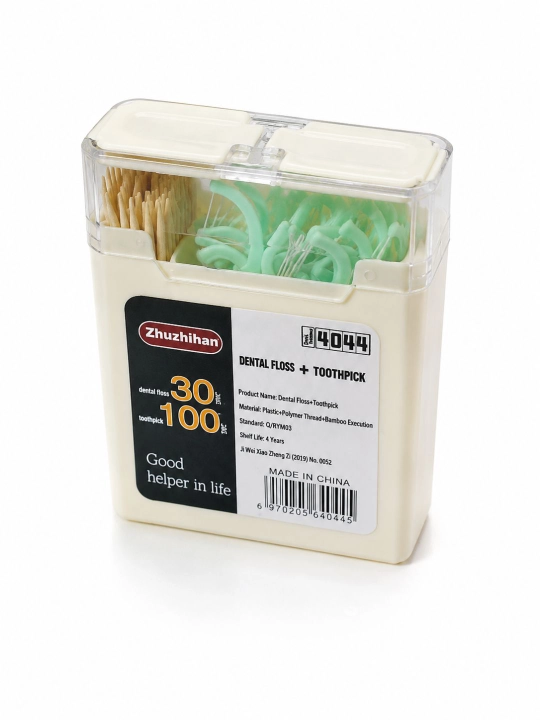 Flosser tish ipi, og‘iz bo‘shlig‘ining gigiyenasi uchun tish tozalagich, 30-60 dona