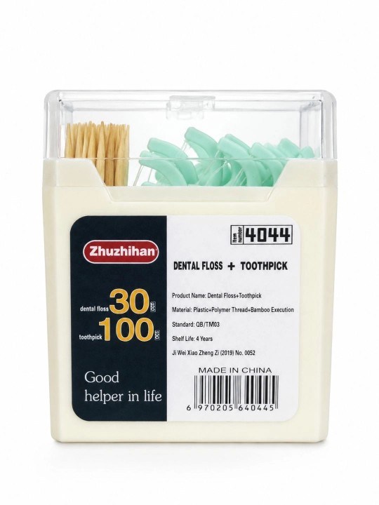 Flosser tish ipi, og‘iz bo‘shlig‘ining gigiyenasi uchun tish tozalagich, 30-60 dona