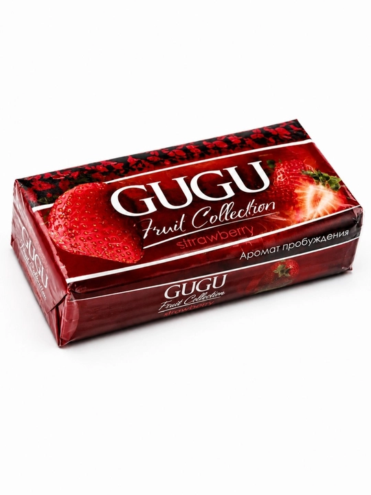 Мыло GUGU Fruit Collection Strawberry Beauty Soap (85 г) - 