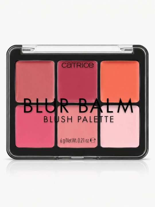 Палетка румян для лица BLUR BALM BLUSH PALETTE, 010 BLUSH BLINDNESS, 6 г - 