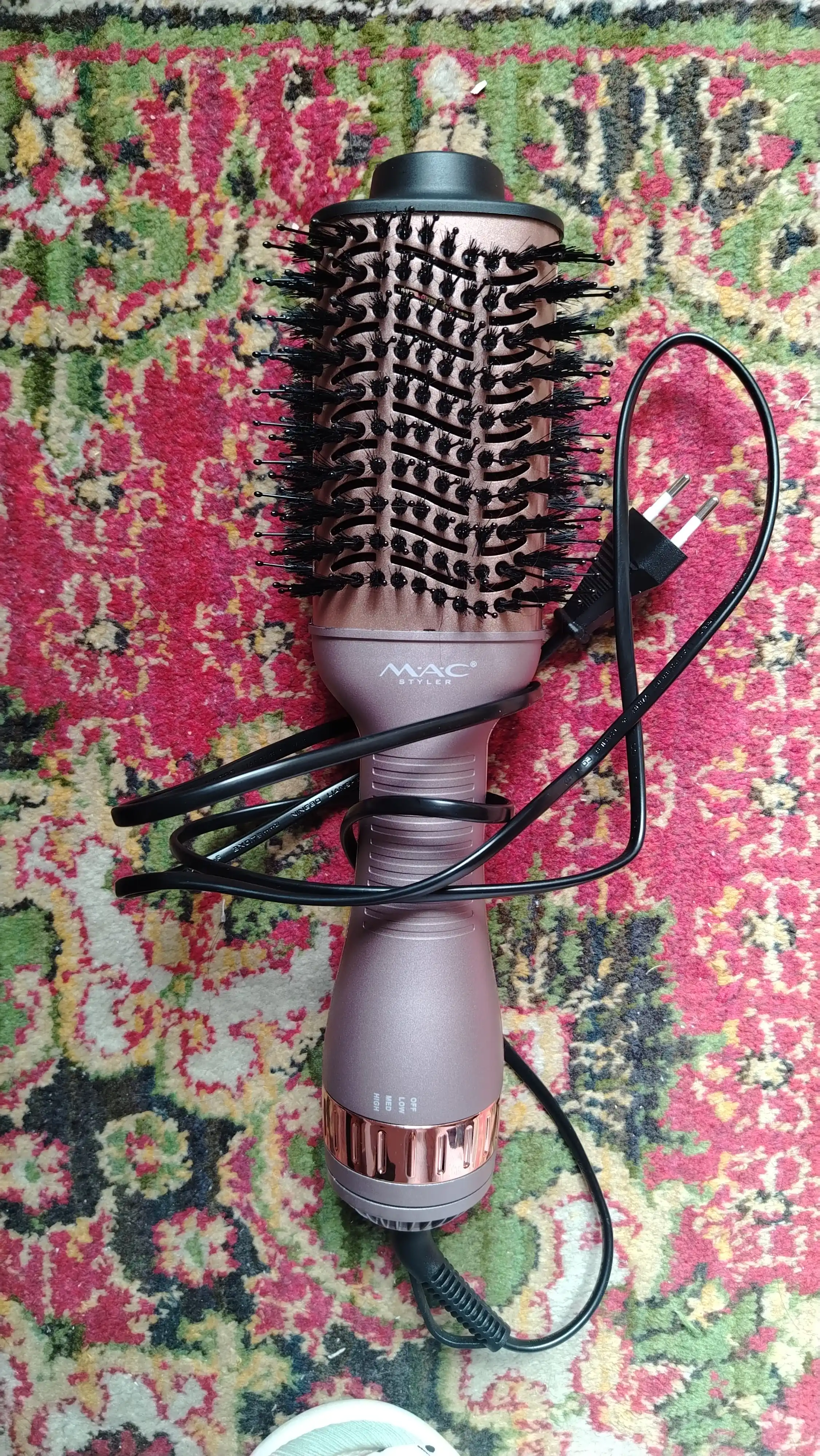 Фен-щётка MAC Styler, фен-расчёска, щётка для сушки волос, стайлер укладки волос, 3 режима