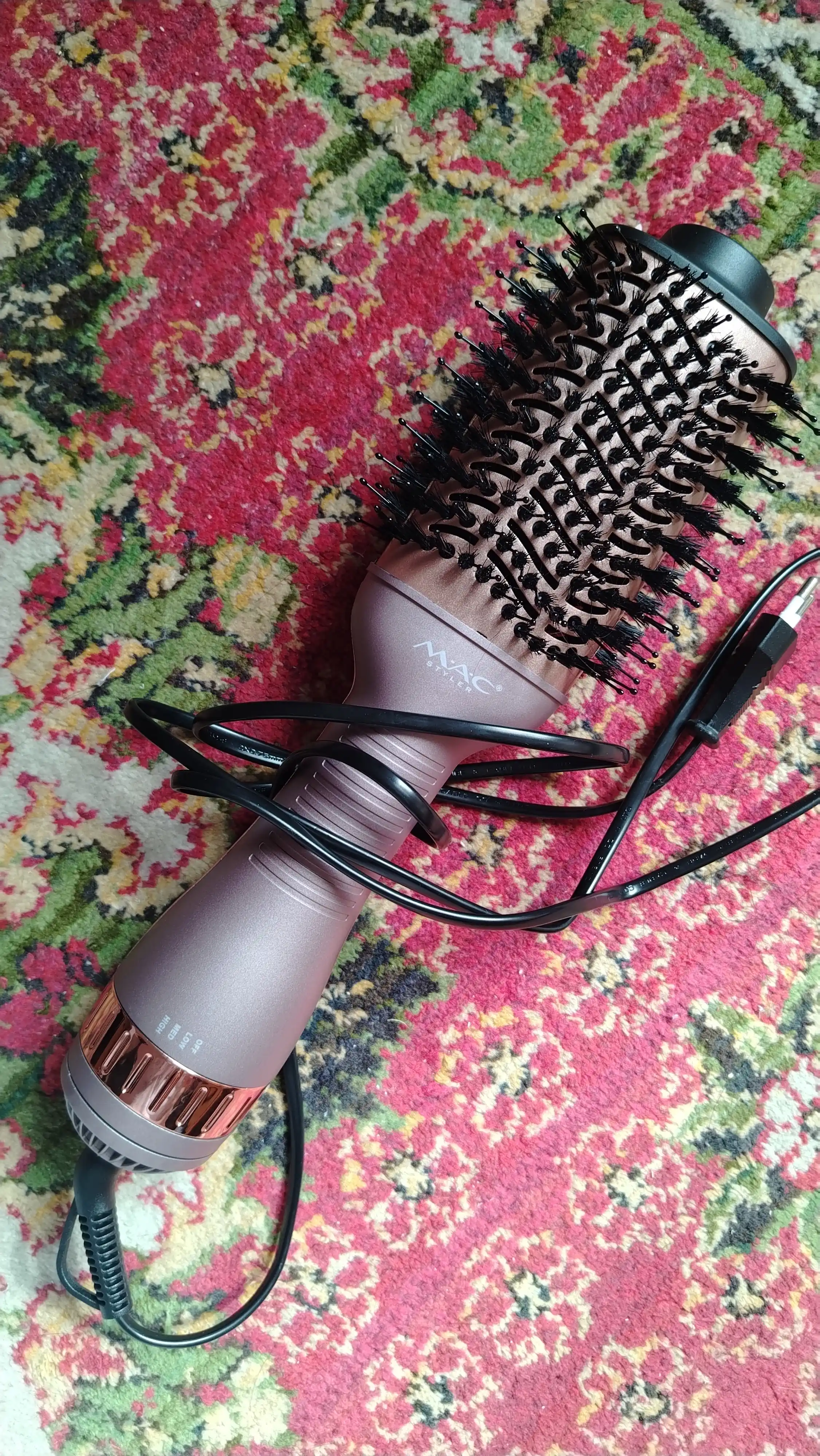 Фен-щётка MAC Styler, фен-расчёска, щётка для сушки волос, стайлер укладки волос, 3 режима