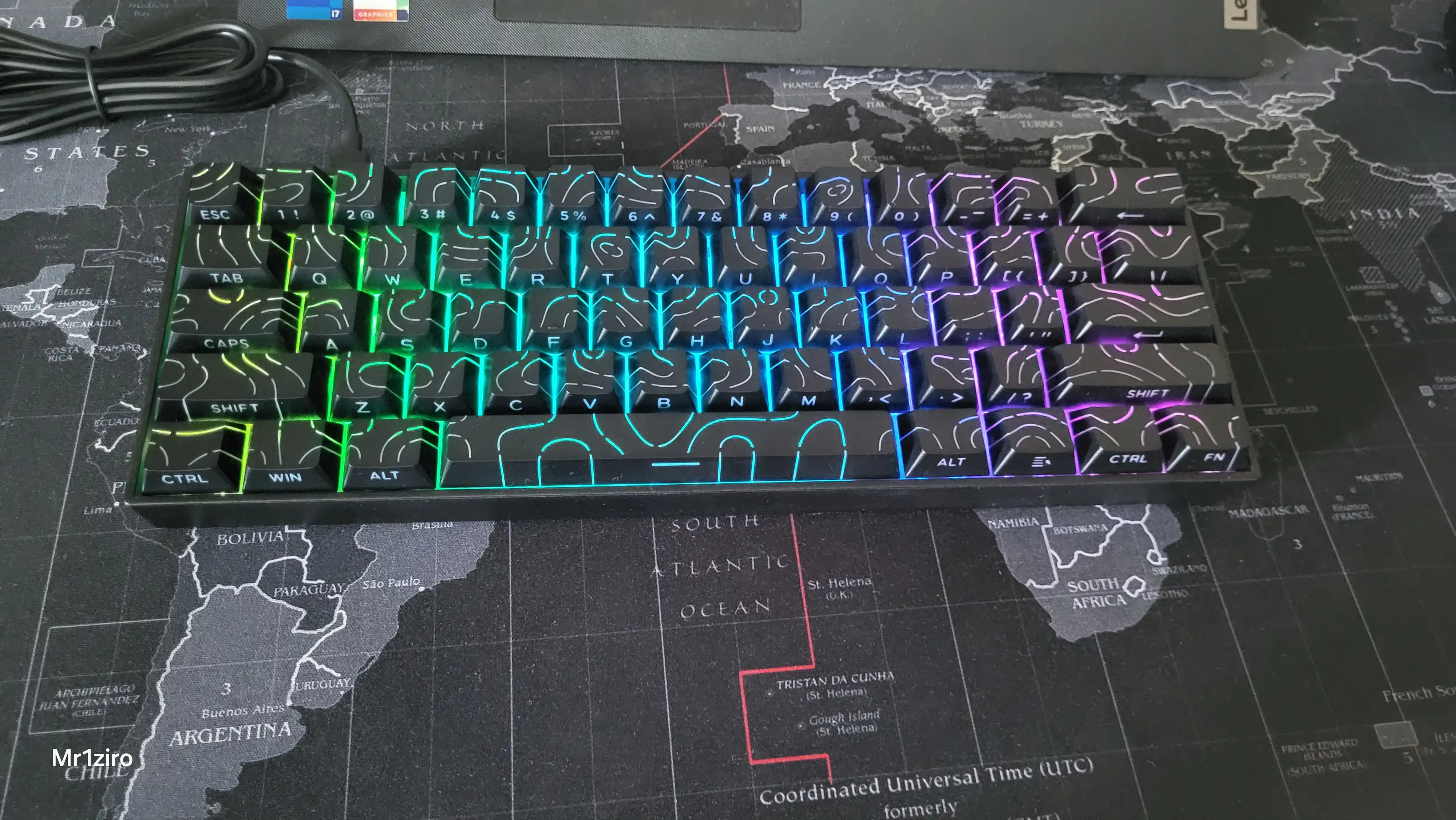 O‘yin uchun kibersport klaviaturalari ZIFRIEND AG68, RX75PRO VA BD61 oʻyin RGB yoritgichli