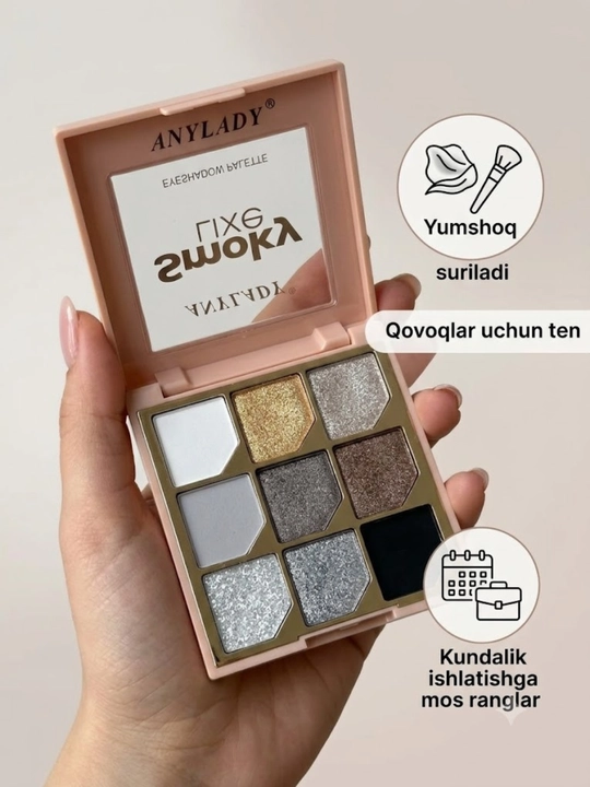ANNY LADY qovoq soyalari - barqaror rang va benuqson pardoz - 