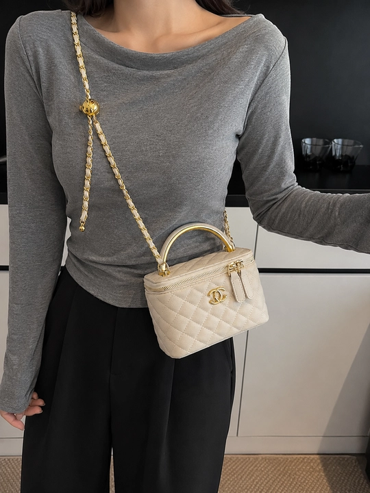 Сумка женская мини через плечо, кросс-боди на цепочке, в стиле Chanel