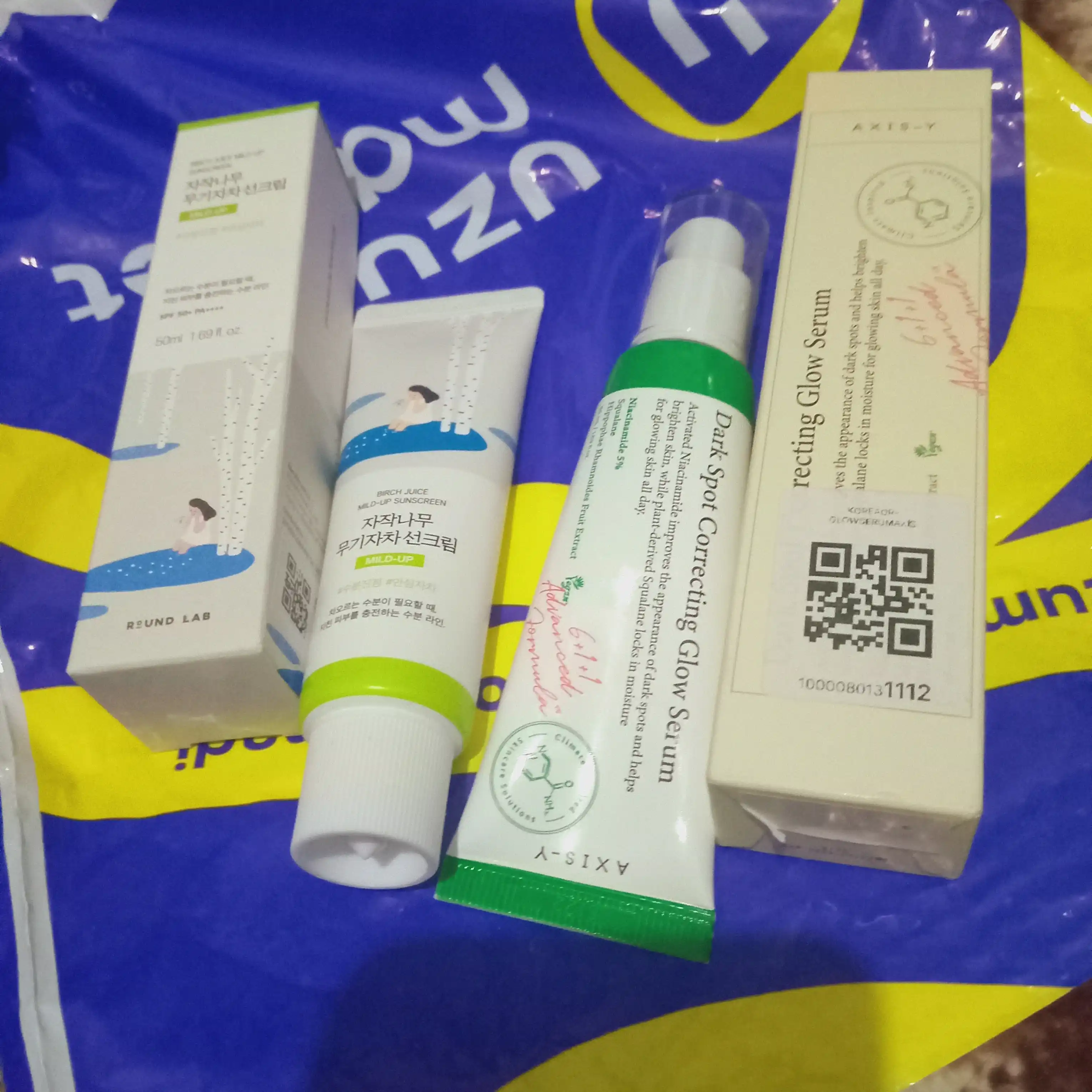 Quyoshdan himoya kremi va spreylari  Round Lab Sunscreen SPF50+ PA++++