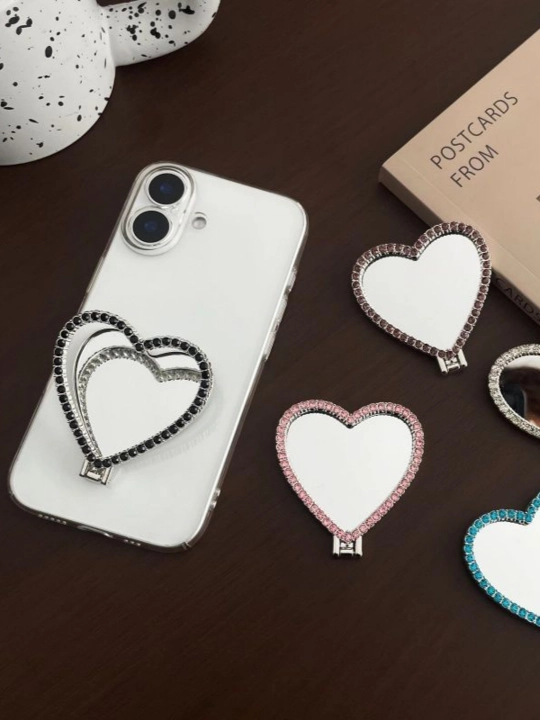 Popsoket, telefon tutqichi, oynali popsoket, mini oynali popsoket, telefon ushlagichi - 