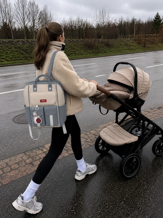 Рюкзак для мам, сумка для детских принадлежностей, diaper backpack, вместительный рюкзак